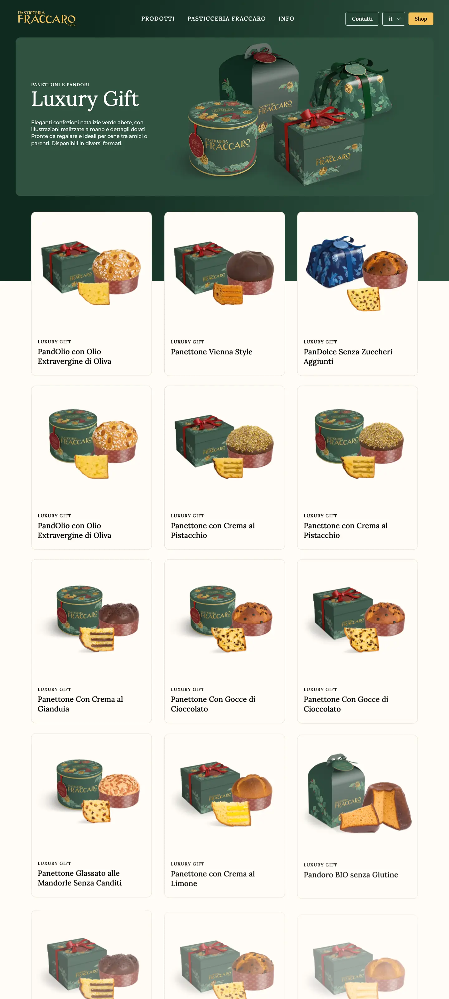 Pasticceria Fraccaro: Linea Luxury Gift